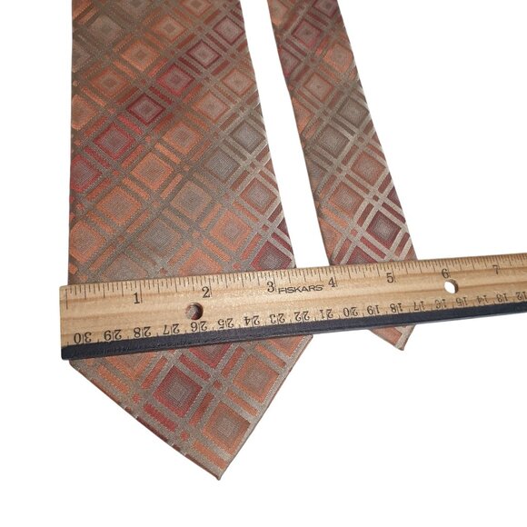 Van Heusen Tie Vintage Silk Men Fashion Accessory Stain Resistant Designer Gift - Picture 3 of 5